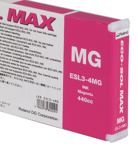 CARTUCHO TINTA ROLAND ECOSOLMAX 1 MAGENTA 440ml.