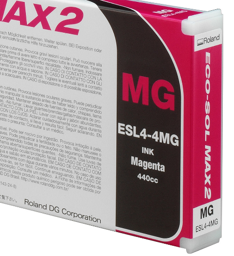 CARTUCHO TINTA ROLAND ECOSOLMAX 2 ECOS.MAGENTA 440ml.