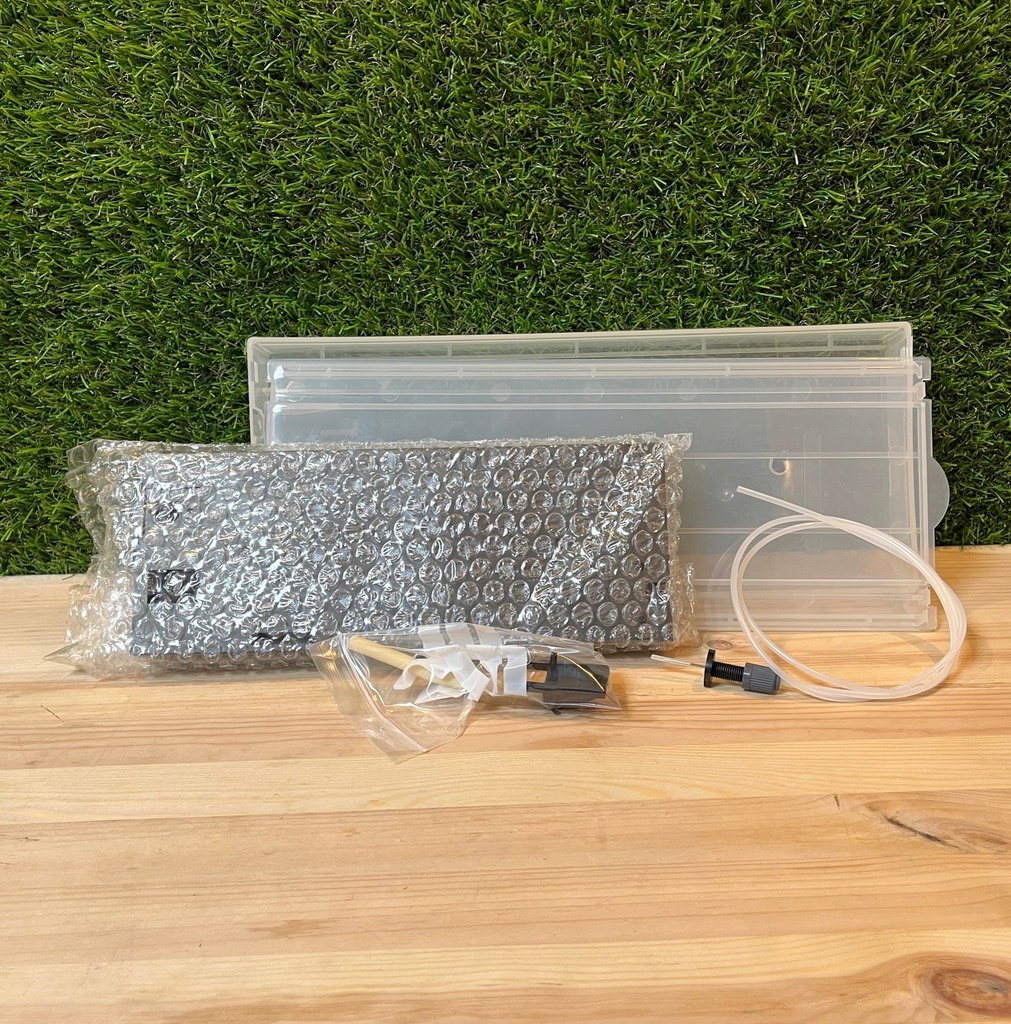 KIT DE REEMPLAZO LINEA COMPLETA PARA SISTEMA ALIMENTACION TINTA EN BOLSA 1 LT. MIMAKI ( cartucho gris+deposito superior+aguja+tubos)