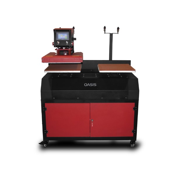 PRENSA OASIS TARRACO PT03 NEUMATICA DOBLE PLATO AUTOMATICA 40X50 C/MUEBLE