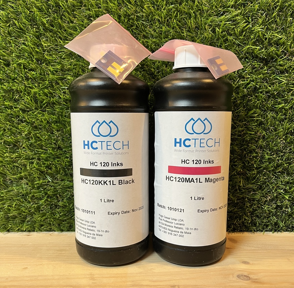 TINTA ALTERNATIVA HCTECH UV LS120 BLACK MIMAKI, 1L