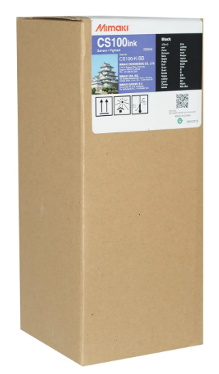 TINTA MIMAKI CS100 NEGRO, ENVASE 2 LTS SWJ320EA