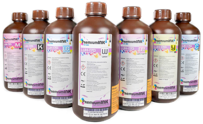 TINTA UVI ATERNATIVA LUX-170 NEGRO 1L. MIMAKI UCJV SERIES