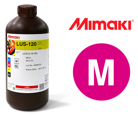 TINTA UVI MIMAKI LUS120 MAGENTA, 1L UJF-MKII