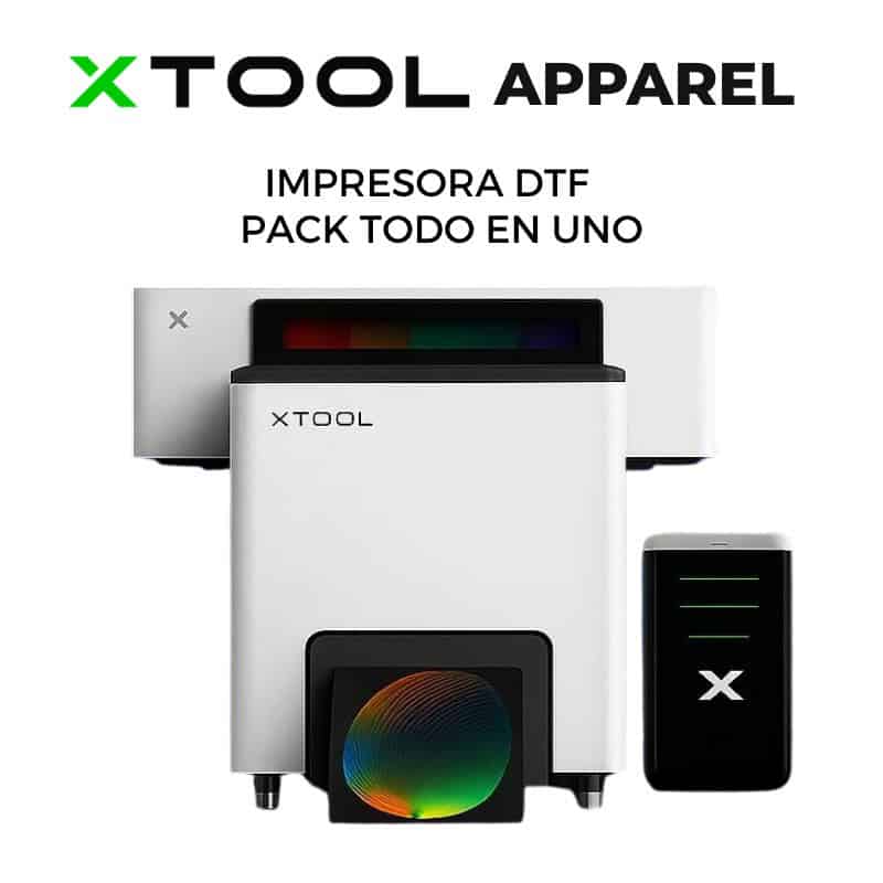 IMPRESORA DTF X-TOOL 35 CMS+PURIFICADOR+HORNO.