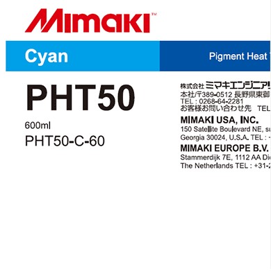 [54PHT50CY/600] BOLSA TINTA DTF MIMAKI PHT50 CYAN 600ML TFX150/300