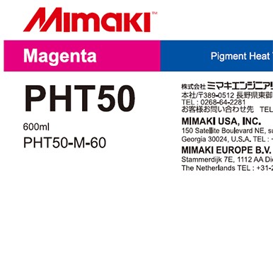 [54PHT50MG/600] BOLSA TINTA DTF MIMAKI PHT50 MAGENTA 600ML TFX150/300