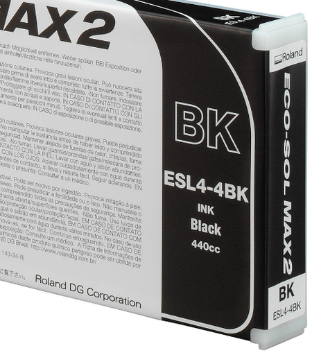 [8219292/2] CARTUCHO TINTA ROLAND ECOSOLMAX 2 BK ECOS. NEGRO 440ml.