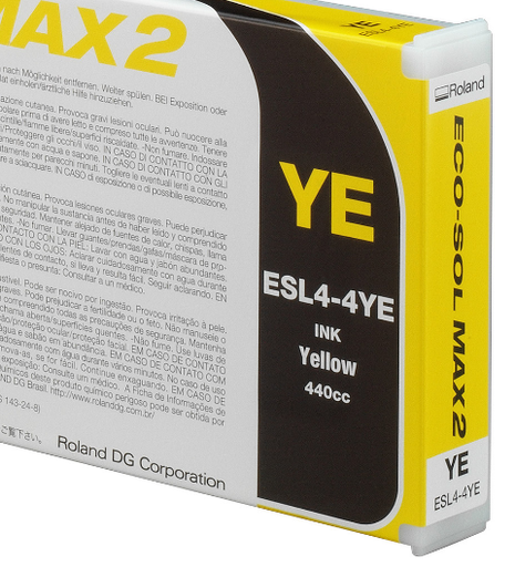 [8219295/2] CARTUCHO TINTA ROLAND ECOSOLMAX 2 ECOS.AMARILLO 440M.L
