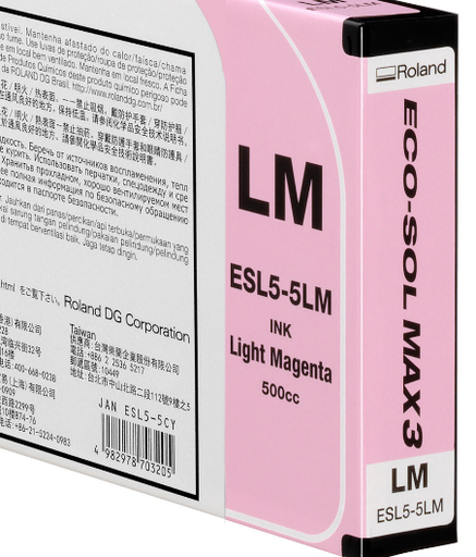 [8219296/3] CARTUCHO TINTA ROLAND ECOSOLMAX 3 ECOS.LIGHT MAGENTA 500ml.