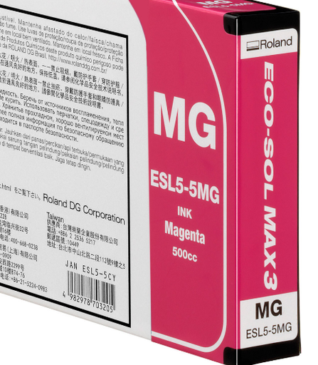 [8219294/3] CARTUCHO TINTA ROLAND ECOSOLMAX 3 ECOS.MAGENTA 500ml.