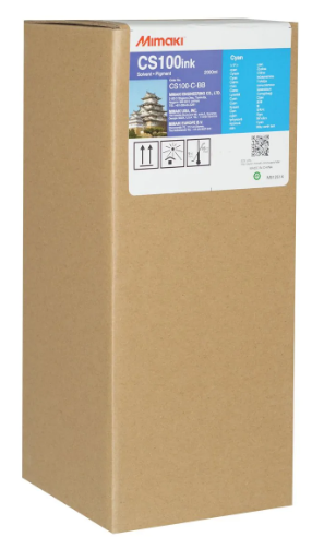 [54CS100CY] TINTA MIMAKI CS100 CYAN, ENVASE 2 LTS SWJ320EA