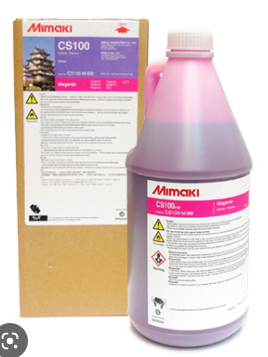 [54CS100MG] TINTA MIMAKI CS100 MAGENTA, ENVASE 2 LTS. SWJ320EA