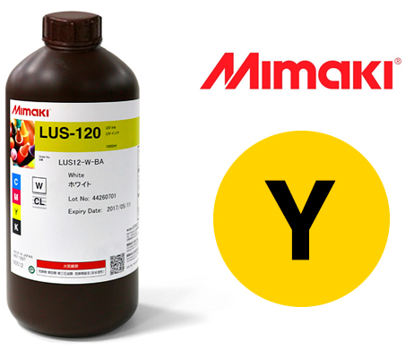 [54UVILUS120YE] TINTA UVI MIMAKI LUS120 AMARILLO, 1L UJF-MKII