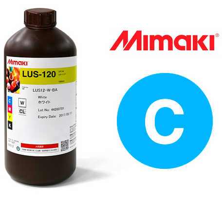 [54UVILUS120CY] TINTA UVI MIMAKI LUS120 CYAN, 1L UJF-MKII