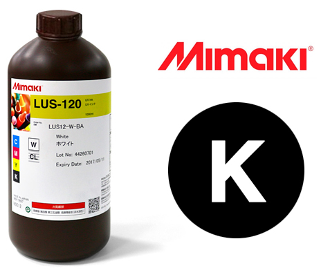 [54UVILUS120BK] TINTA UVI MIMAKI LUS120 NEGRO, 1L UJF-MKII